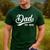Dad 2026 Father Since 2026 Retro Dad Est 2026 Men's Casual T-Shirt Forest