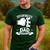 Dad Of 3 Cool Daddy Of Three Fathers Day Dad Of Three Men's Casual T-Shirt Forest