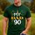 My Dad Is 90 90th Birthday 1935 90 Years Old Father Daddy Premium Tri-Blend Men's Casual T-Shirt Forest