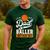 Dad Of The Baller Birthday Boy Basketball Themed Party Men's Casual T-Shirt Forest