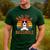 Dad Of a Basshole Basset Hound Owner Men's Casual T-Shirt Forest