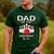 Dad Of The Birthday Bowler Kid Boy Girl Bowling Party Family Men's Casual T-Shirt Forest