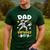 Dad Of The Birthday Boy Astronaut Outer Space Birthday Men's Casual T-Shirt Forest