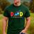 Dad Of The Birthday Boy Choo Choo Train Family Matching Men's Casual T-Shirt Forest