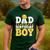 Dad Of The Birthday Boy Construction Birthday Party Hat Men Men's Casual T-Shirt Forest