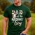 Dad Of The Birthday Boy Cow Farm 1St Birthday Boy Men's Casual T-Shirt Forest