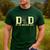 Dad Of The Birthday Boy Deer Hunter Camouflage Flag Men's Casual T-Shirt Forest