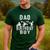 Dad Of The Birthday Boy Dirt Bike B-Day Party Men's Casual T-Shirt Forest