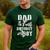 Dad Of The Birthday Boy Dirt Bike Men's Casual T-Shirt Forest