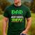 Dad Of The Birthday Boy Family Gaming Pixel Birthday Party Men's Casual T-Shirt Forest