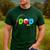 Dad Of The Birthday Boy Birthday Fishing Family Men's Casual T-Shirt Forest