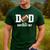Dad Of The Birthday Boy Football Lover First Birthday Party Men's Casual T-Shirt Forest