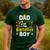 Dad Of The Birthday Boy Matching Construction Crew B-Day Men's Casual T-Shirt Forest
