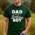 Dad Of The Birthday Boy Matching Family Party Men's Casual T-Shirt Forest