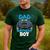 Dad Of The Birthday Boy Matching Video Gamer Birthday Party Men's Casual T-Shirt Forest