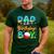 Dad Of The Birthday Boy Ofishally One Family Matching Party Men's Casual T-Shirt Forest