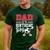 Dad Of The Birthday Boy Shirt Soccer Party Family Daddy Men's Casual T-Shirt Forest