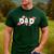 Dad Of The Birthday Boys Space Astronaut 1st Birthday Family Men's Casual T-Shirt Forest