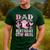 Dad Of The Birthday Cow-Girl Rodeo Cowgirl Bday Men's Casual T-Shirt Forest