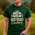 Dad Of The Birthday Cowboy Themed Birthday Boy Rodeo Cowboy Men's Casual T-Shirt Forest