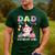 Dad Of The Birthday Girl Axolotl Bday Party Family Men's Casual T-Shirt Forest
