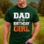 Dad Of The Birthday Girl Basketball Dad Family Matching Men's Casual T-Shirt Forest