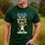 Dad Of The Birthday Girl Boy Cheetah Men's Casual T-Shirt Forest