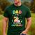 Dad Of The Birthday Girl Capybara Bday Party Family Men's Casual T-Shirt Forest