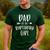 Dad Of The Birthday Girl Daddy & Daughter Bday Party Father Men's Casual T-Shirt Forest