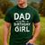 Dad Of The Birthday Girl Father's Day Men Men's Casual T-Shirt Forest