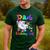 Dad Of The Birthday Girl Skater Roller Skate Family Party Men's Casual T-Shirt Forest