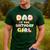 Dad Of The Birthday Girl Sweet Donut Birthday Family Men's Casual T-Shirt Forest