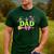 Dad Of The Birthday Girl Witch Family Party Decorations Men's Casual T-Shirt Forest