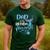 Dad Of The Birthday Mermaid Family Matching Father Dad Papa Men's Casual T-Shirt Forest