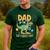 Dad Of The Birthday Party Outfit Dinosaur Squad Daddy Men's Casual T-Shirt Forest
