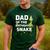 Dad Of The Birthday Snake Themed Birthday Party Men's Casual T-Shirt Forest