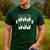 Dad BOD Gym Workout Small Men's Casual T-Shirt Forest