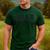 Dad BOD Loading 2024 Dad Fathers Day Baby Announcement Men's Casual T-Shirt Forest