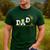 Dad Construction Excavator Family Matching Bday Party Men's Casual T-Shirt Forest