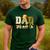 Dad Construction Excavator Kids Matching Family Party Men's Casual T-Shirt Forest