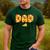 Dad Daddy Matching Birthday Squad Crew Pizza Family Men's Casual T-Shirt Forest