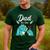 Dad To Be Dinosaur Baby Shower For Boy Men's Casual T-Shirt Forest