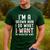 Dad Father I'm A Grown Man I Do What My Daughters Want Men's Casual T-Shirt Forest