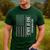 Dad Of Girls Outnumbered Fathers Day 2025 For Dad Daughters Men's Casual T-Shirt Forest