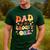 Dad Of The Groovy One 1st Birthday Pregnancy Announcement Men's Casual T-Shirt Forest