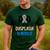 Dad Of A Hip Dysplasia Warrior Beige Blue Hip Dysplasia Men's Casual T-Shirt Forest