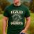 Being a Dad Is An Honor Grandpa Is Priceless Fathers Day Men's Casual T-Shirt Forest