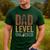 Dad Level Unlocked Father To Be New Daddy Men's Casual T-Shirt Forest