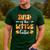 Dad Little Cutie Baby Shower Orange 1st Birthday Party Men's Casual T-Shirt Forest