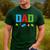 Dad Master Builder Building Bricks Blocks Family Set Parents Small Men's Casual T-Shirt Forest